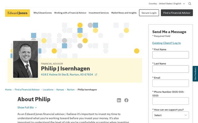 Philip J Isernhagen