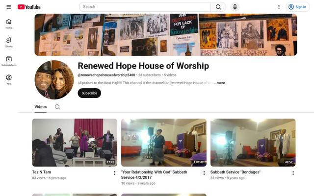 Renewed Hope Christian Center