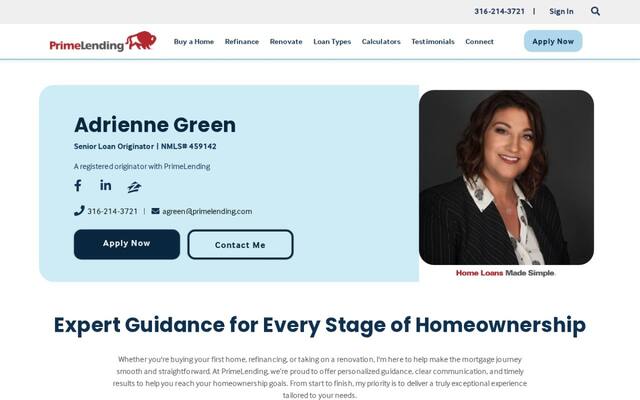 Adrienne Green, PrimeLending