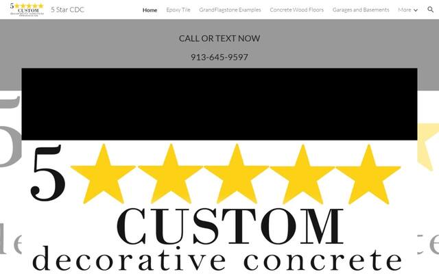 5 Star Custom Decorative Concrete
