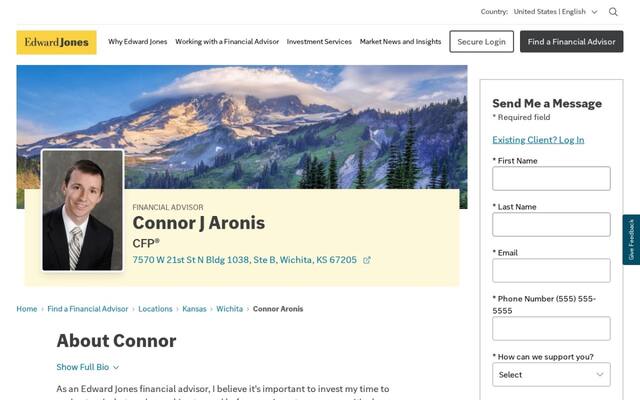 Edward Jones - Financial Advisor: Connor J Aronis