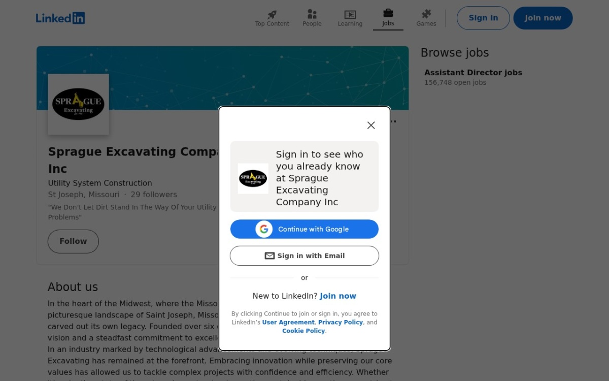 Sprague Excavating Co