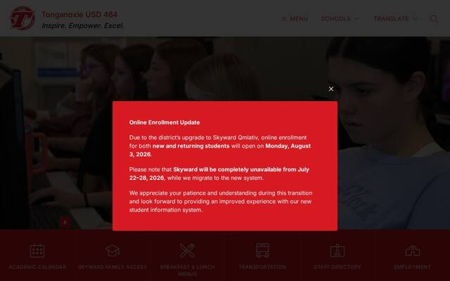 Tonganoxie Unified School District No 464 High School