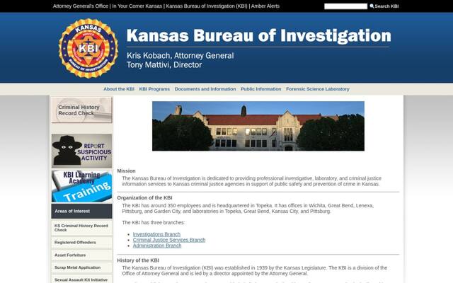 Kansas Bureau Of Investigation