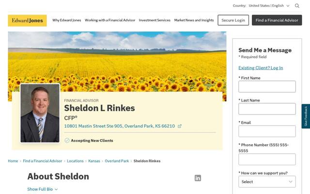 Edward Jones - Financial Advisor: Sheldon L Rinkes
