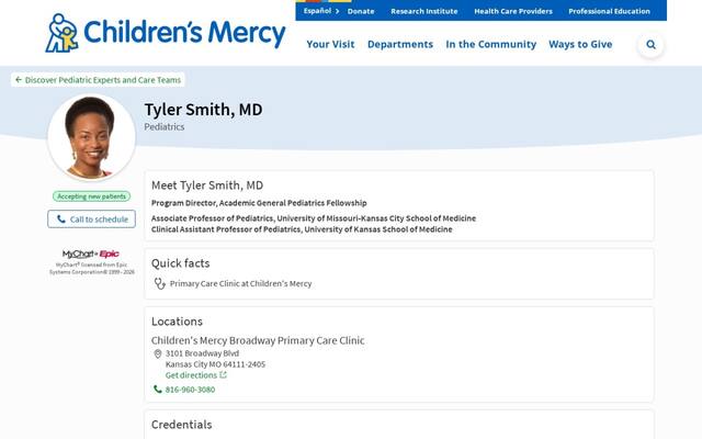 Tyler K. Smith MD, MPH, FAAP