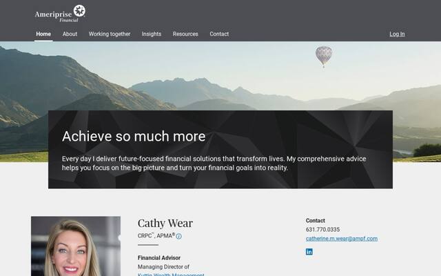 Cathy Wear - Ameriprise Financial Services, LLC
