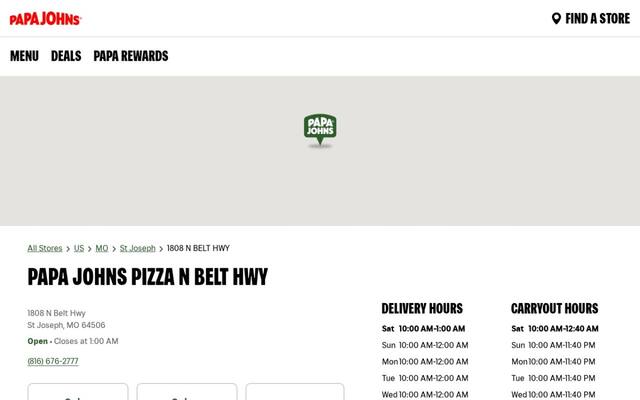 Papa Johns Pizza