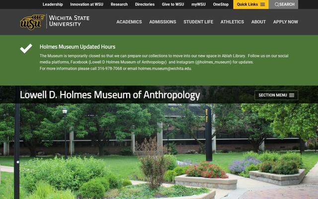 Wichita State University - Lowell D Holmes Museum of Anthropology