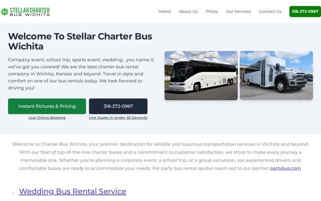 Stellar Charter Bus Wichita
