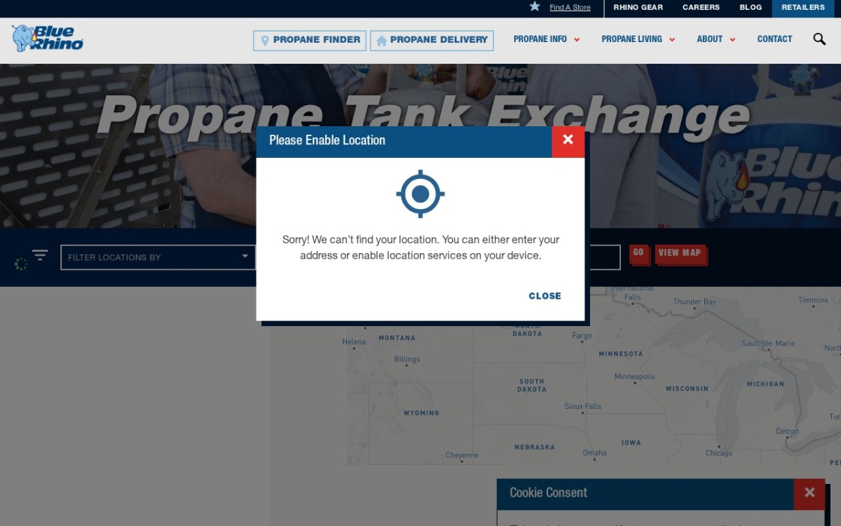 Blue Rhino Propane Exchange