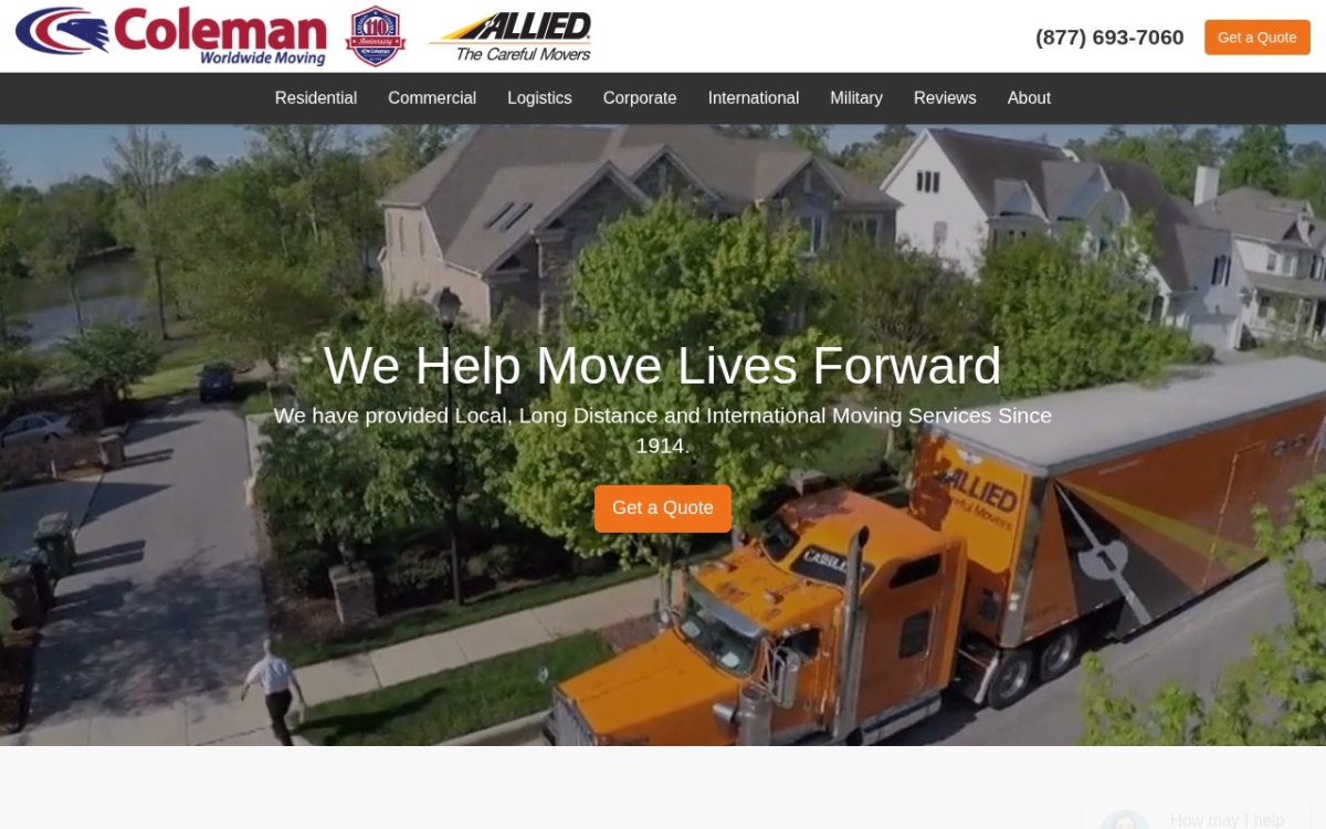 Coleman American Moving Services