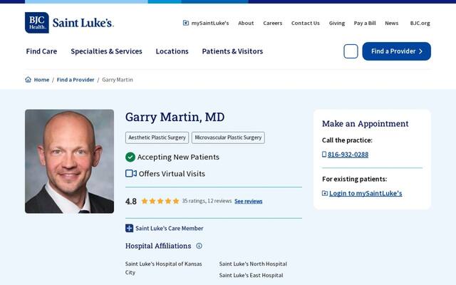 Garry M Martin II, MD