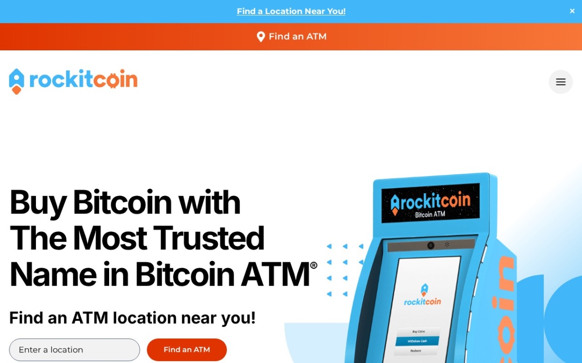 RockItCoin Bitcoin ATM