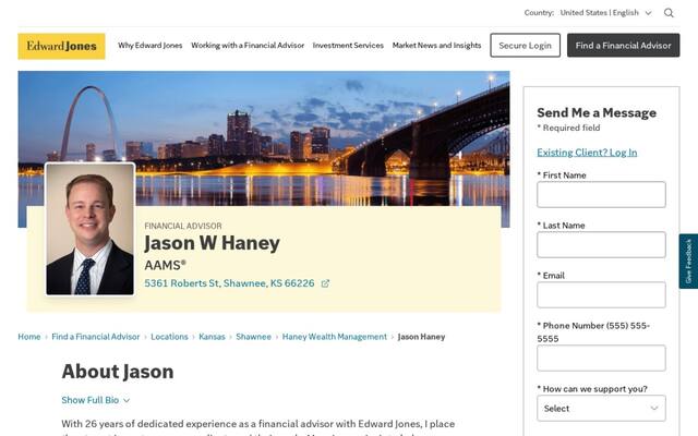 Edward Jones - Financial Advisor: Jason W Haney, AAMS