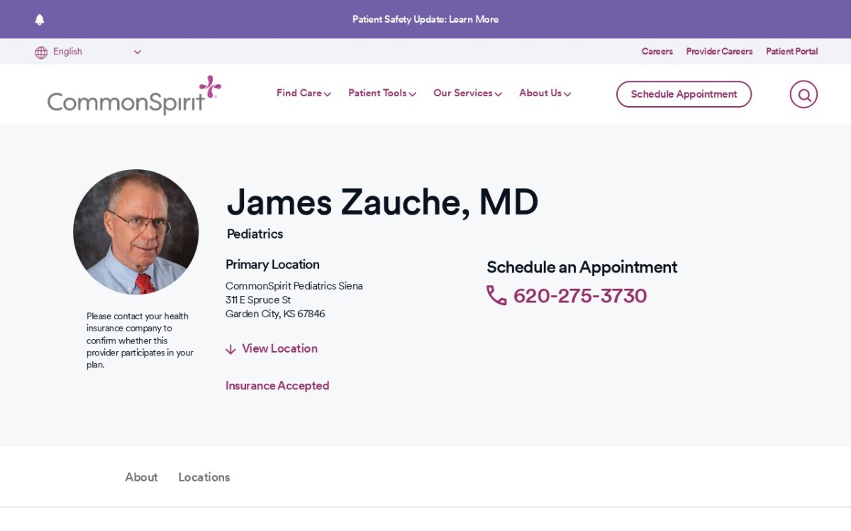 James Zauche, MD