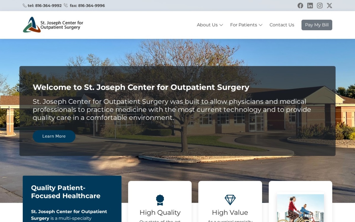St Joseph Center For Outpatient Surgery