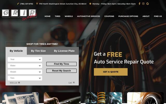 Grip Tire and Wheel