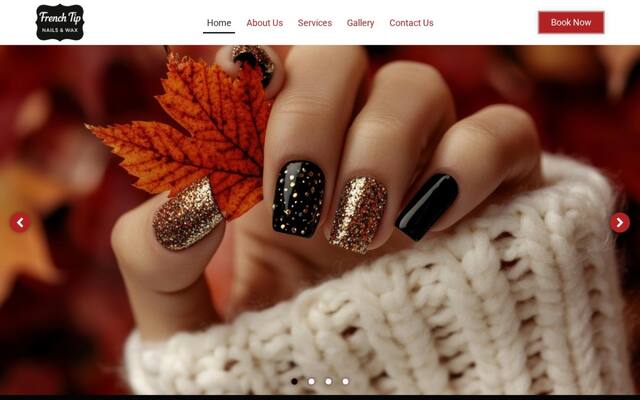 French Tip Nails and Wax Salon