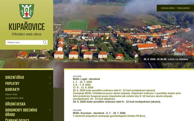 OBEC Kupařovice
