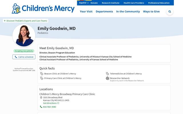 Emily J. Goodwin MD, FAAP