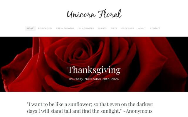 Unicorn Floral and Gift