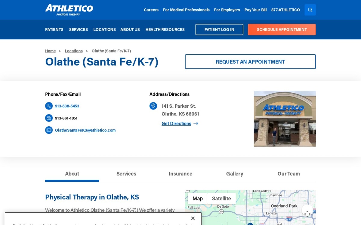 Athletico Physical Therapy - Olathe (Santa Fe/K7)