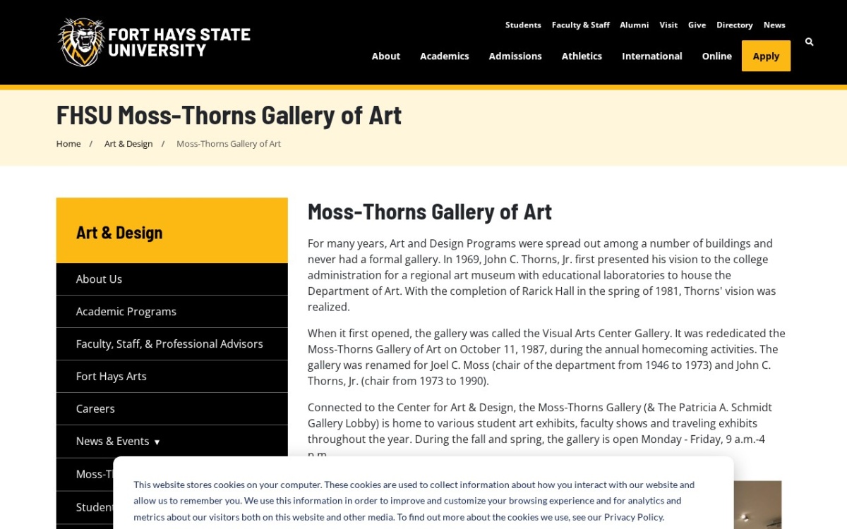Moss-Thorns Gallery of Art and Patricia A. Schmidt Gallery