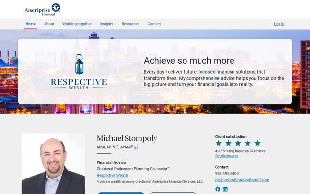 Michael Stompoly - Financial Advisor, Ameriprise Financial Services