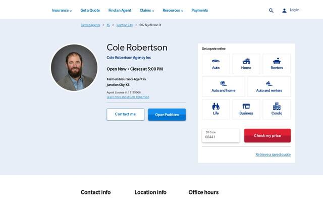 Farmers Insurance - Cole Robertson