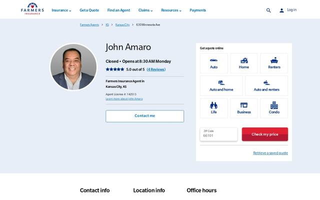 Farmers Insurance - John Amaro