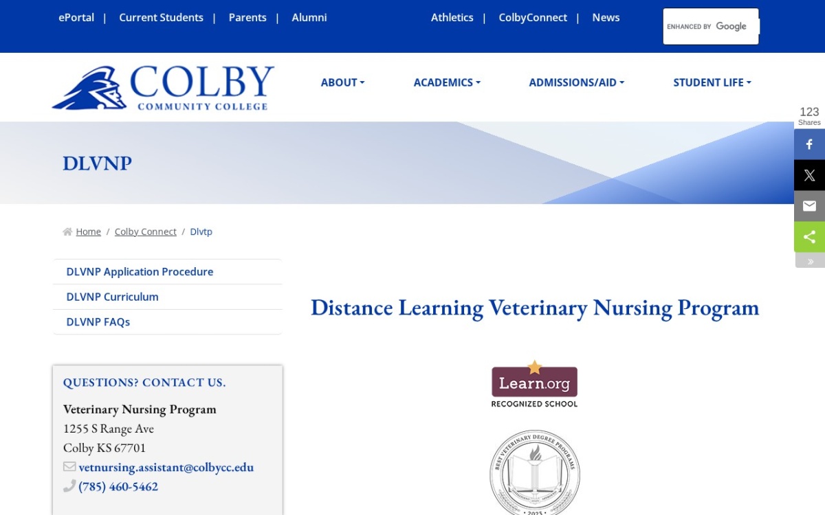 CCC Veterinary Nursing Program
