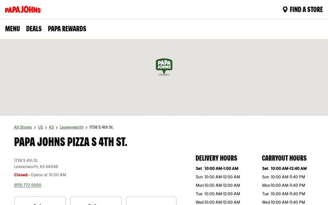 Papa Johns Pizza