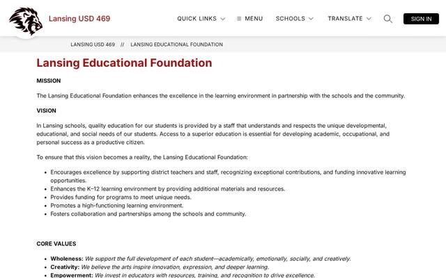 Lansing Educational Foundation