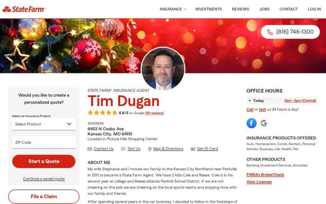 Tim Dugan - State Farm Insurance