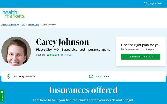 HealthMarkets Insurance - Carey Johnson
