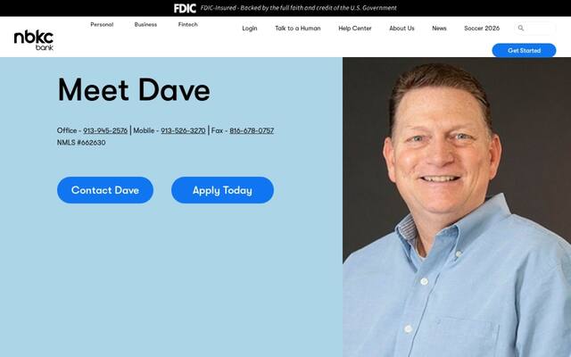 Dave Nichols, nbkc Lender, NMLS# 662630