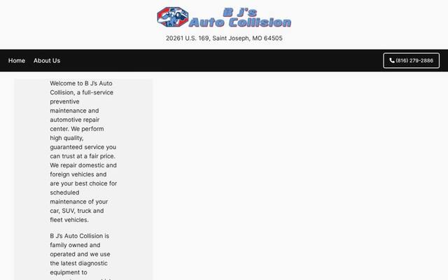 B J's Auto Collision & Restoration
