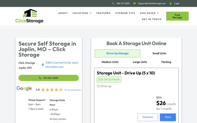 Cornerstone Storage Units by Click Storage