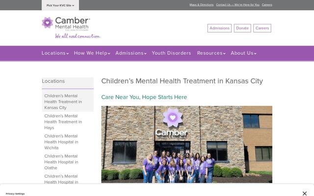 Camber Kansas City - Children's Mental Health Hospital