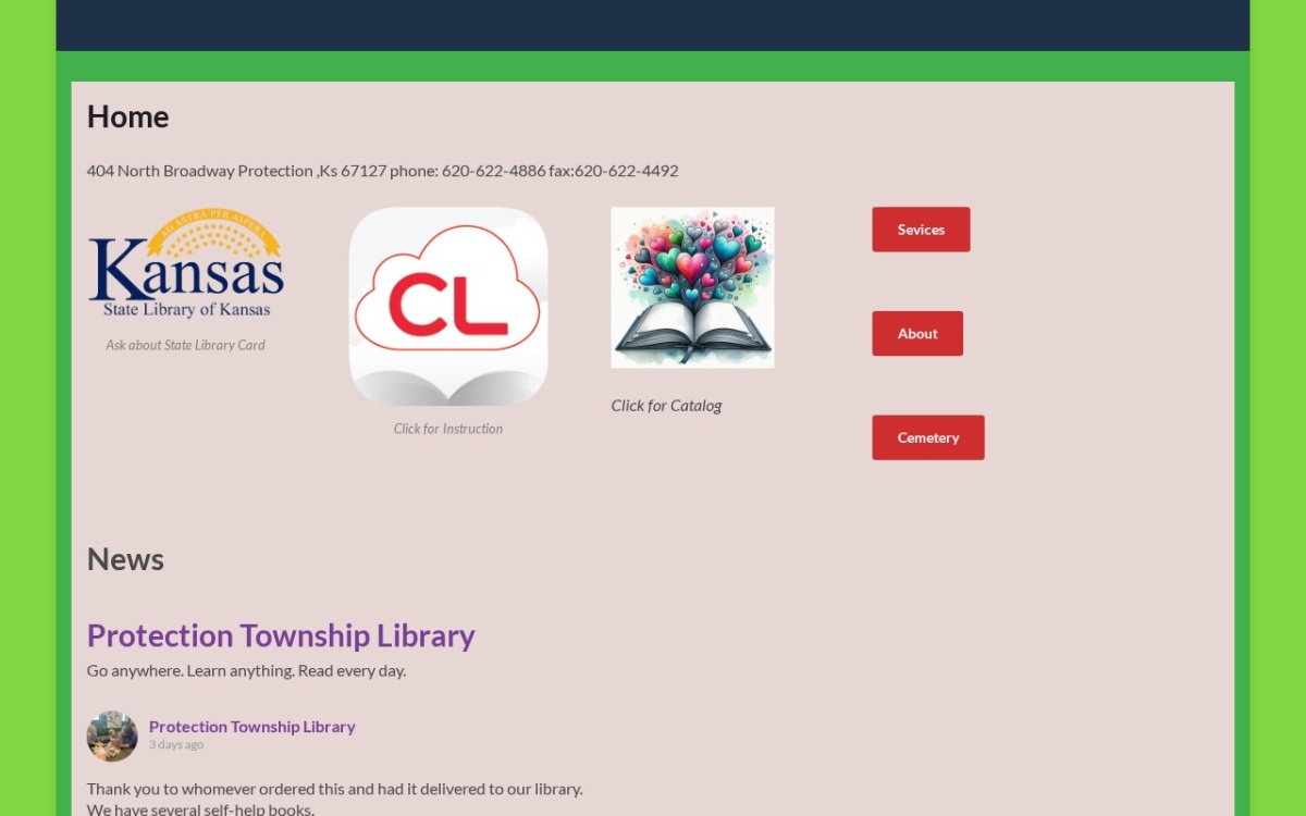 Protection Township Library