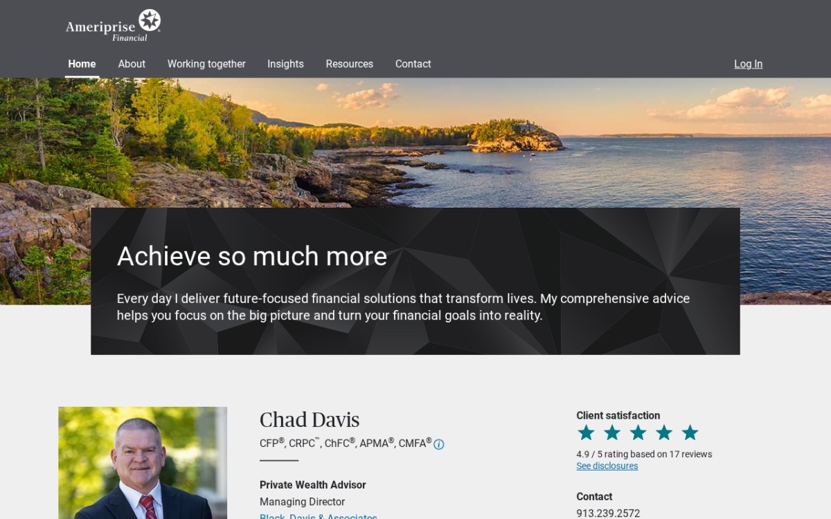 Chad Davis - Ameriprise Financial Services, LLC