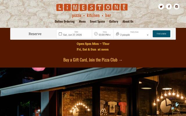 Limestone Pizza•Kitchen•Bar