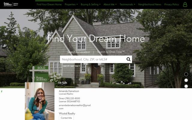 Amanda Danielson Realtor at Better Homes and Gardens Wostal Realty