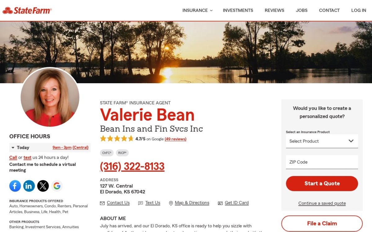 Valerie Bean - State Farm