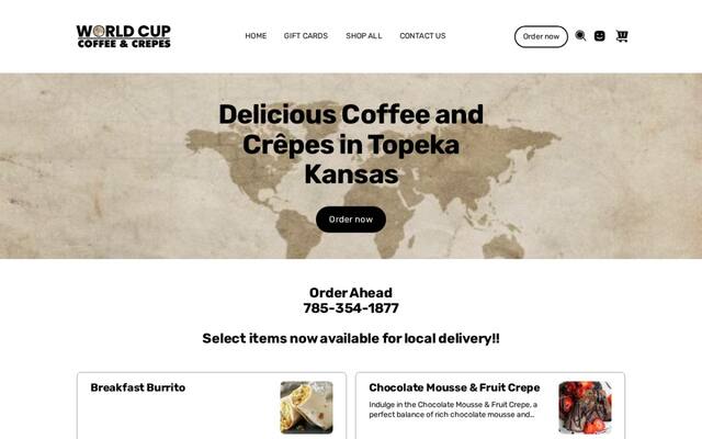 World Cup Coffee and Crepes