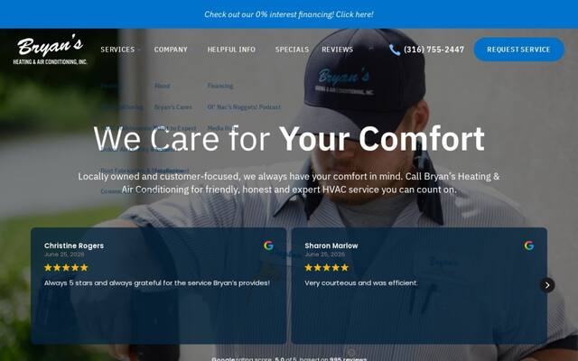 Bryan's Heating & Air Conditioning Inc