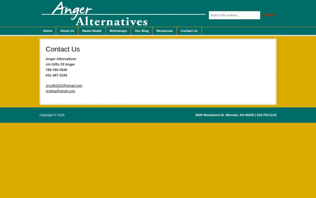 Anger Alternatives