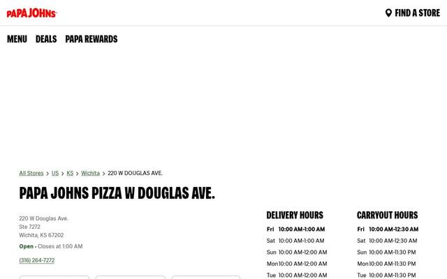 Papa Johns Pizza