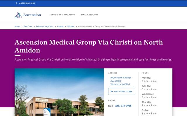 Ascension Medical Group Via Christi on North Amidon